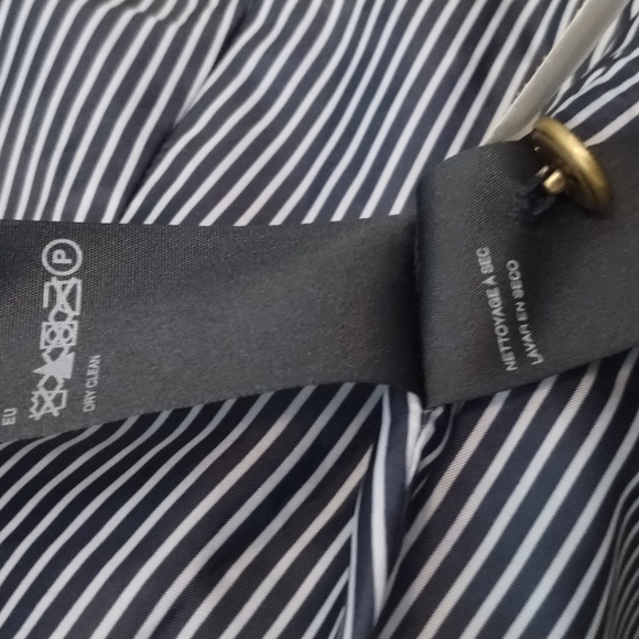 Tommy Hilfiger Navy Blazer Size 14 with White Stripe Sleeves NWOT - Picture 9 of 17